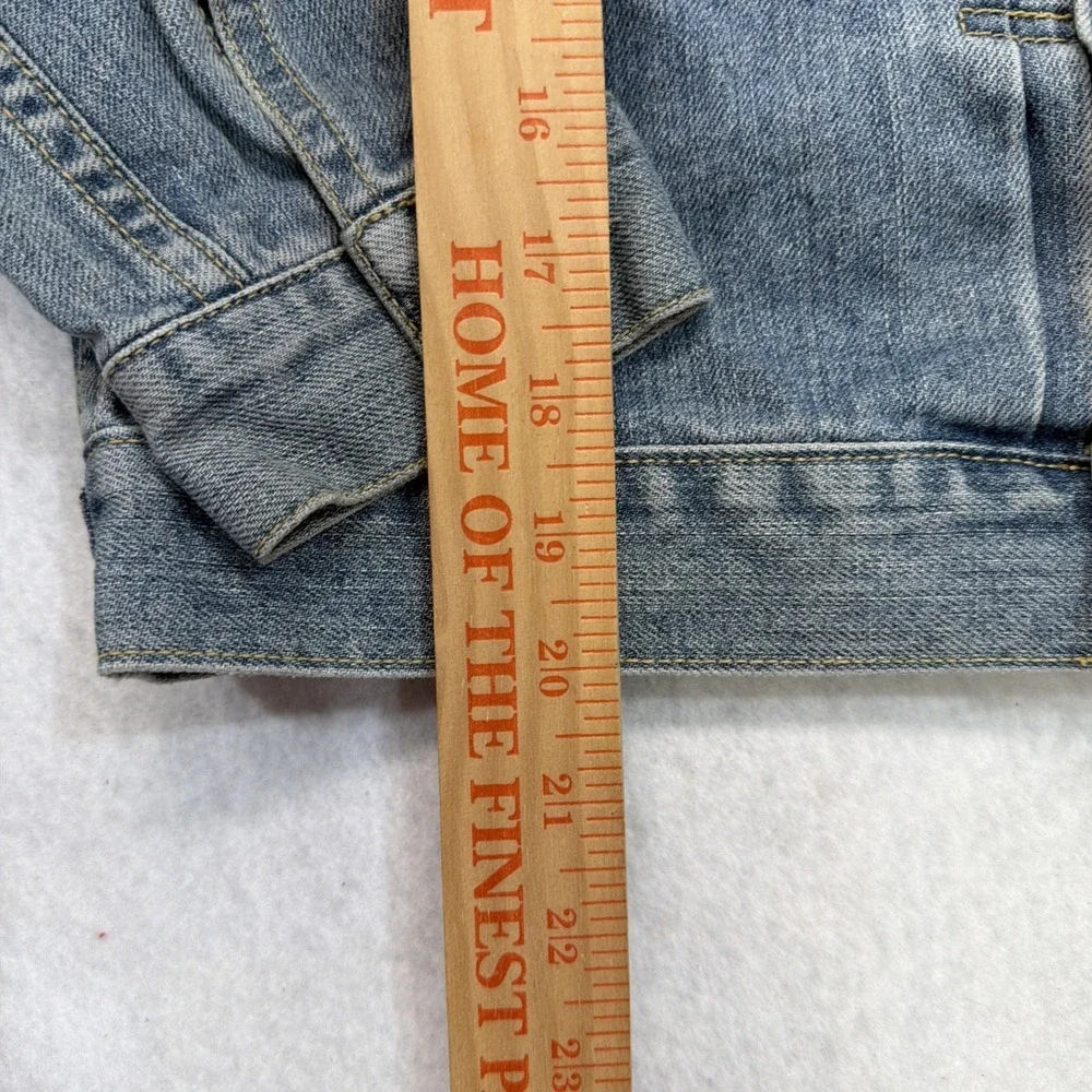 Ralph Lauren Polo Jeans Jacket Women's Medium (12/14) Light Denim Casual Classic - Picture 6 of 14